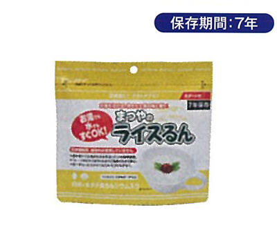 まつやのライスるん 白米＋ホタテ貝カルシウム入り