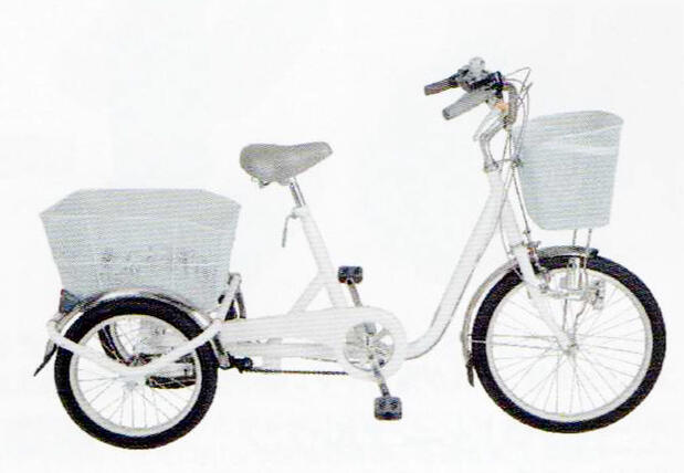 ノーパンクタイヤ仕様 三輪自転車