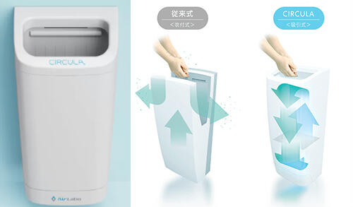 吸引式ハンドドライヤー CIRCULA