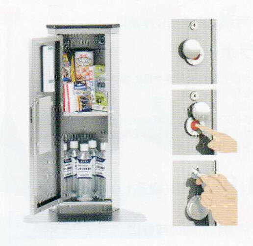 エレベーター用防災キャビ（コーナータイプ）